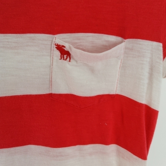 ABERCROMBIE AND FITCH STRIPED TSHIRT SMALL - Picture 2 of 5